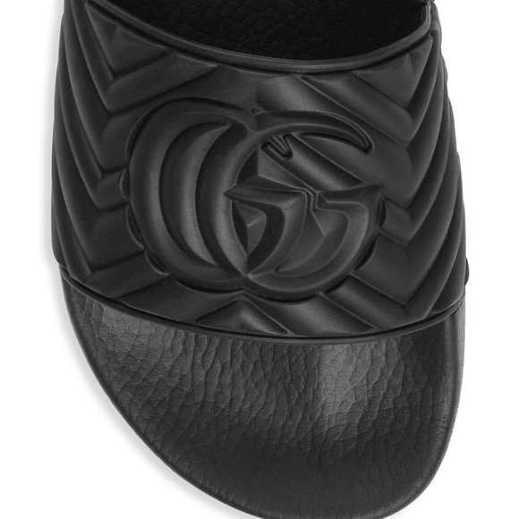 Gucci Matelassé Rubber Slide Size 10G (11US)